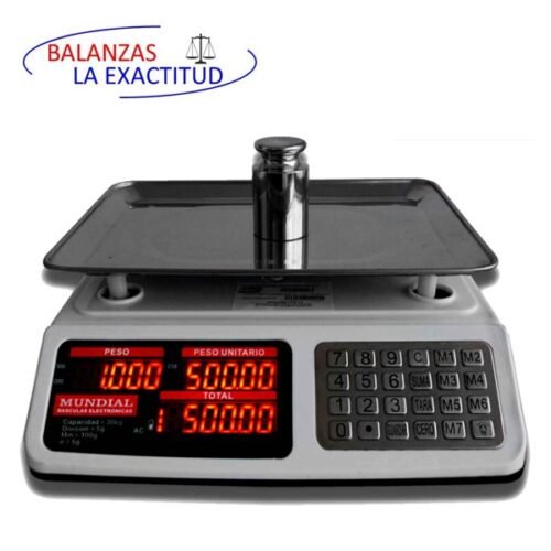 Balanza Liquidadora CLASSIC 30 Teclado Inox