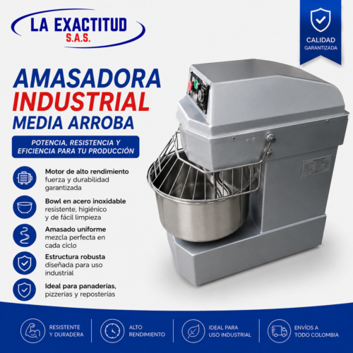 Amasadora Industrial Media Arroba