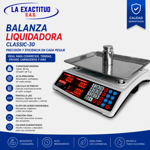 Balanza Liquidadora CLASSIC-30