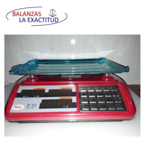 Balanza Ref. ACS-769 Roja 30KG