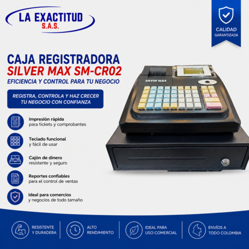 Caja Registradora Silver Max SM-CR02