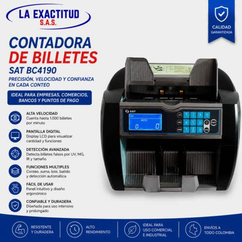 Contadora de Billetes SAT BC4190