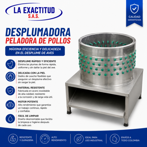 Desplumadora Peladora de Pollos