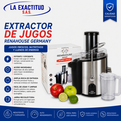 Extractor de Jugos Renahouse Germany