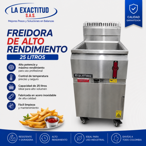 Freidora de Alto Rendimiento 25 Litros