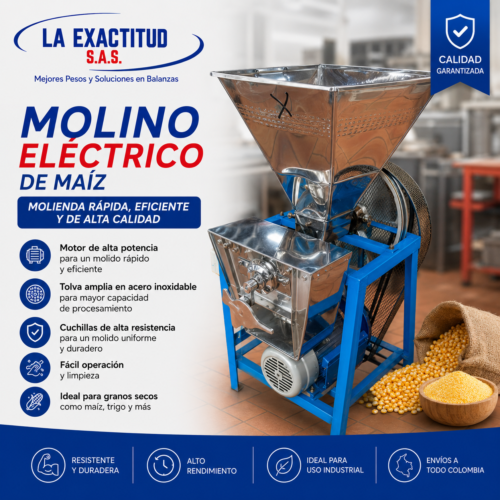 Molino Eléctrico de Maíz Industrial