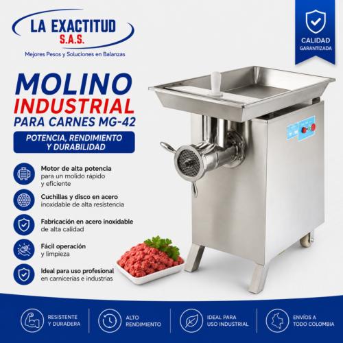 Molino Industrial para Carnes MG-42
