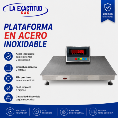 Plataforma en Acero Inoxidable